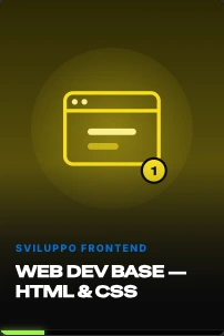 Web Dev Base, HTML e CSS